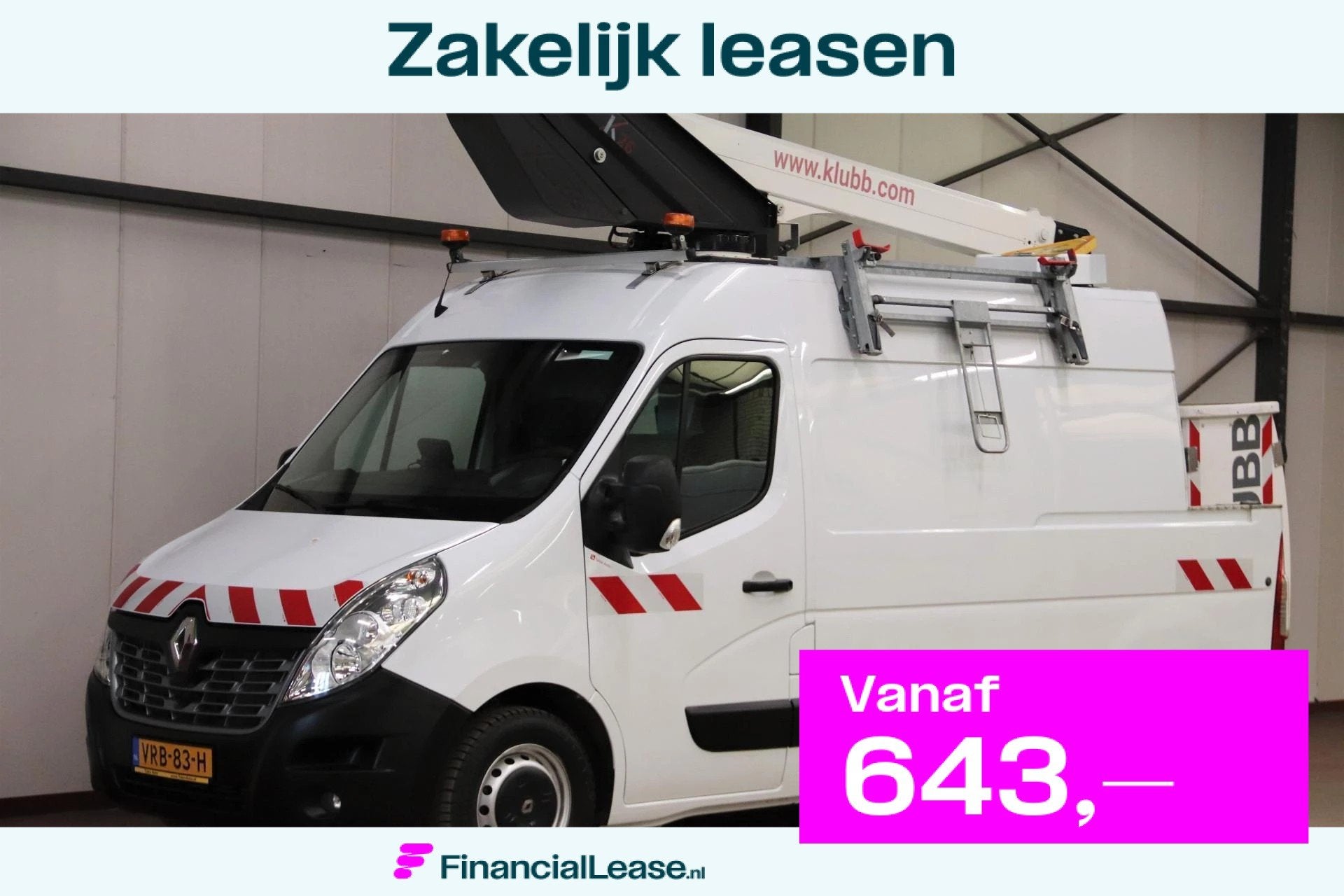 Renault Master 2.3 dCi HOOGWERKER HUBARBEITSBÜHNE NACELLE T, Voorwielaandrijving, Stof, Gebruikt, 4 cilinders