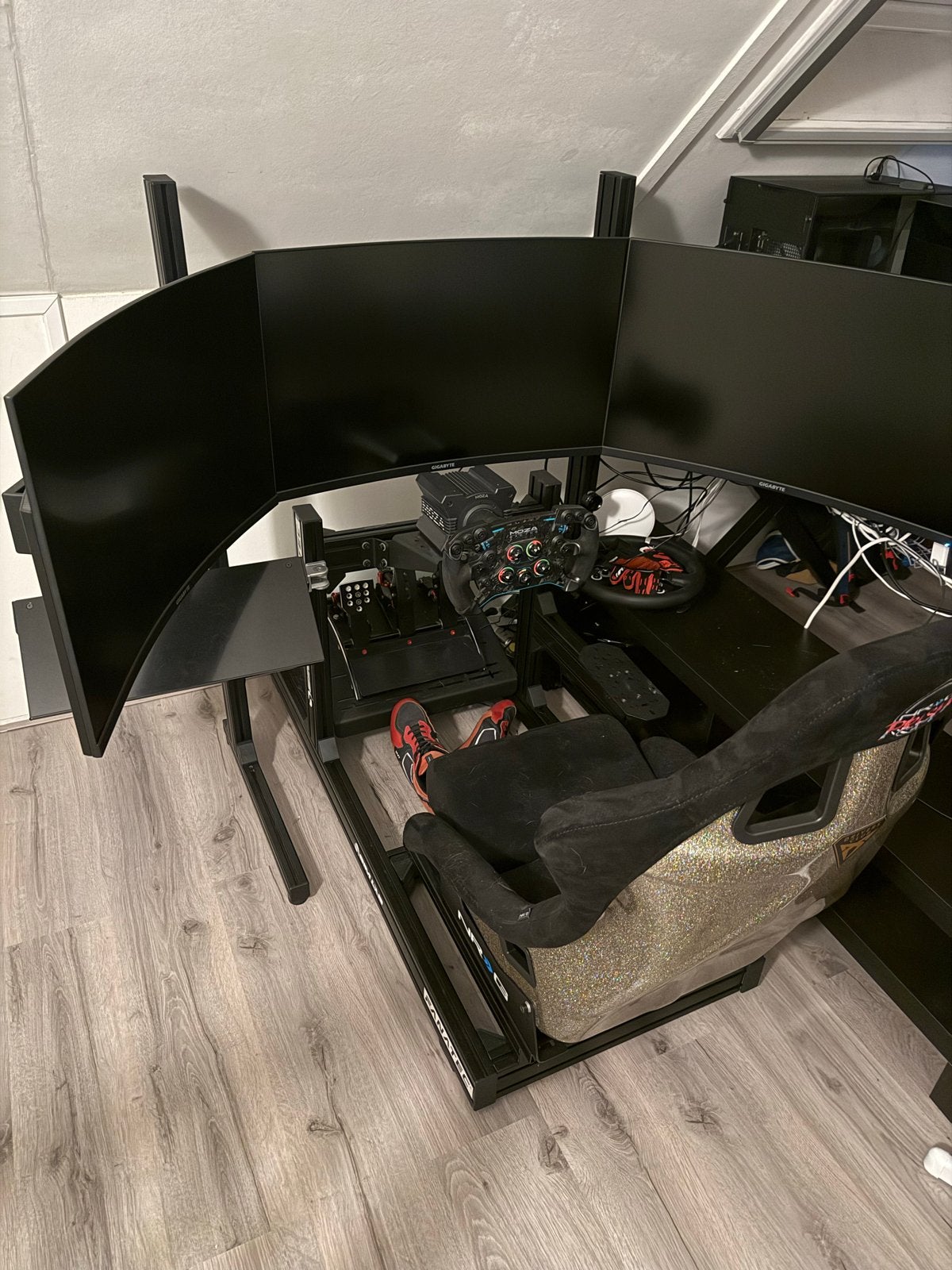 Complete Sim Racing Setup - Moza, Fanatec, NRG, Sim-Lab, Spelcomputers en Games, Ophalen, Overige merken, Gebruikt