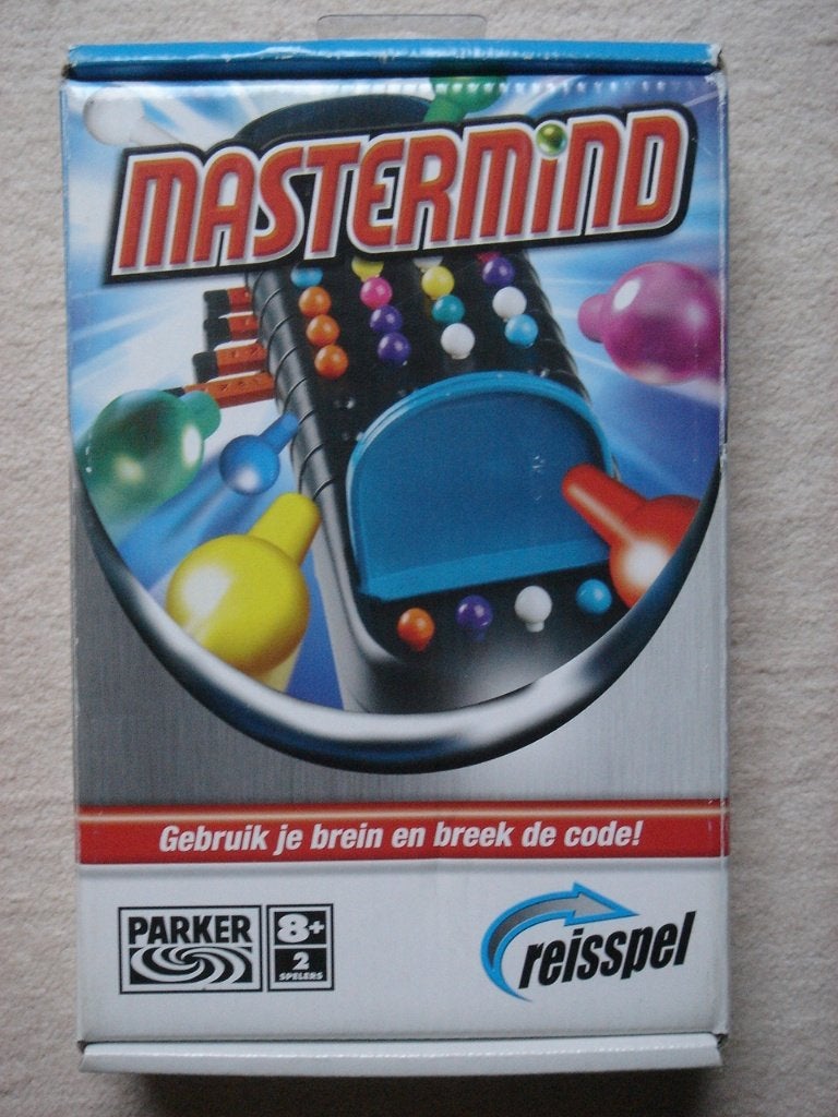 LEUK: MasterMind Reisspel (versie 2), Een of twee spelers, Ophalen of Verzenden, Reisspel, MB