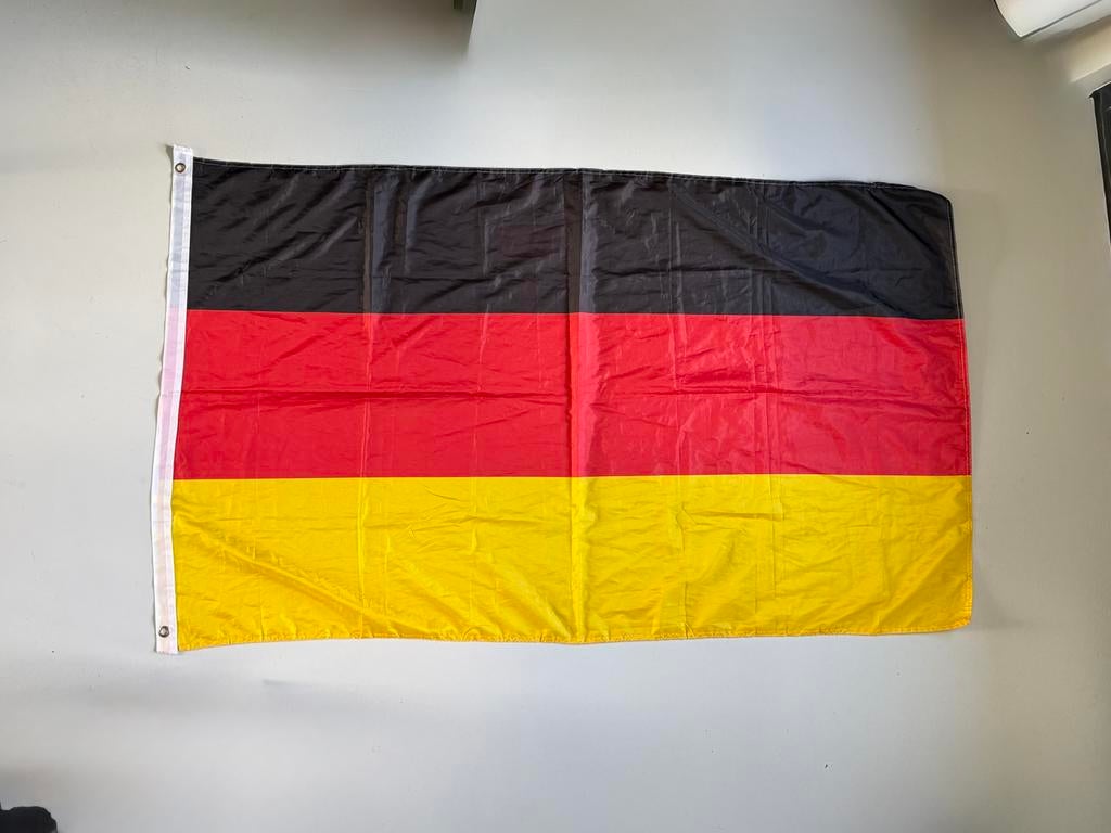 Duitse Vlag German Flag | Groot, Ophalen of Verzenden, Zo goed als nieuw