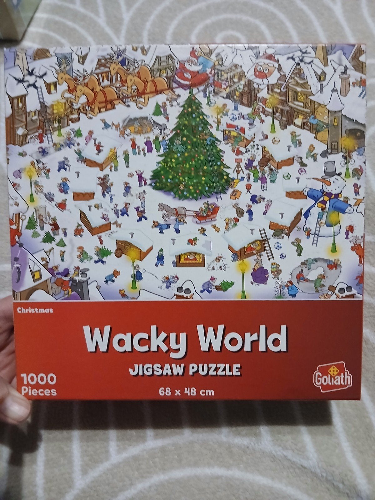 Goliath Wacky World Christmas Legpuzzel 1000 stukjes, Ophalen of Verzenden, 500 t/m 1500 stukjes, Nieuw, Legpuzzel