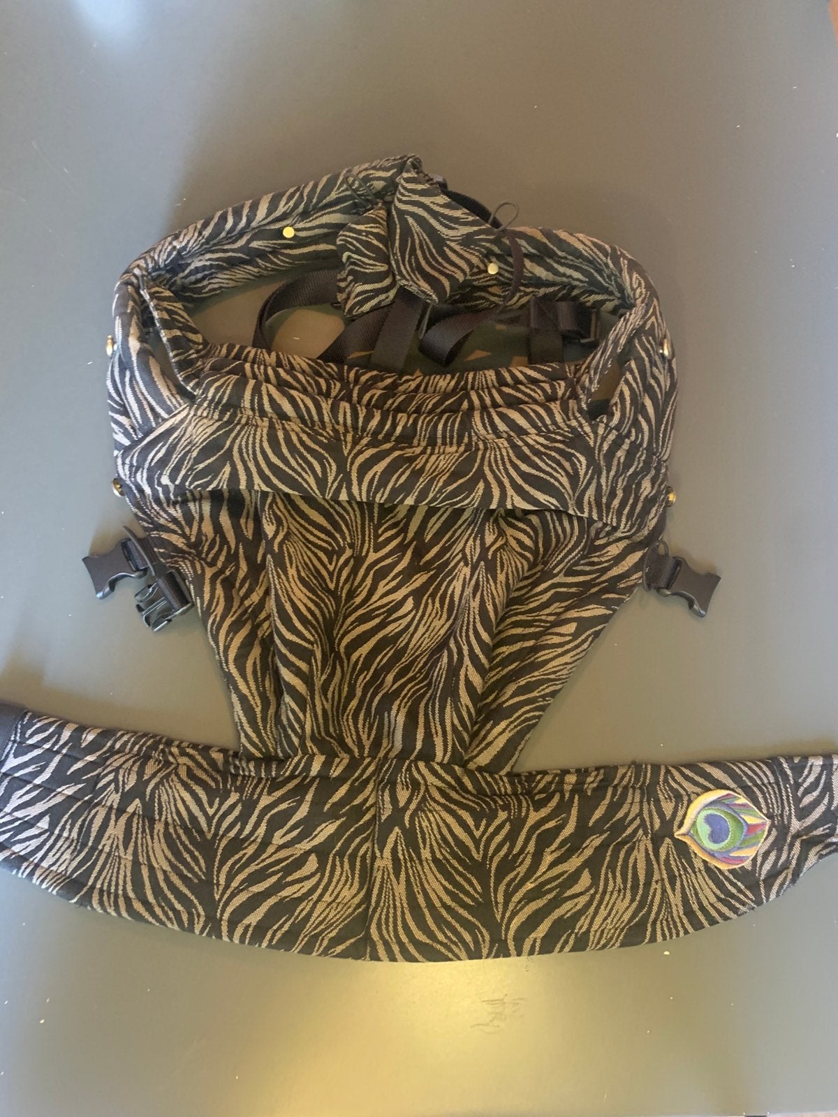 Artipoppe Zeitgeist Zebra, Gebruikt, Buik, Draagzak, Ophalen
