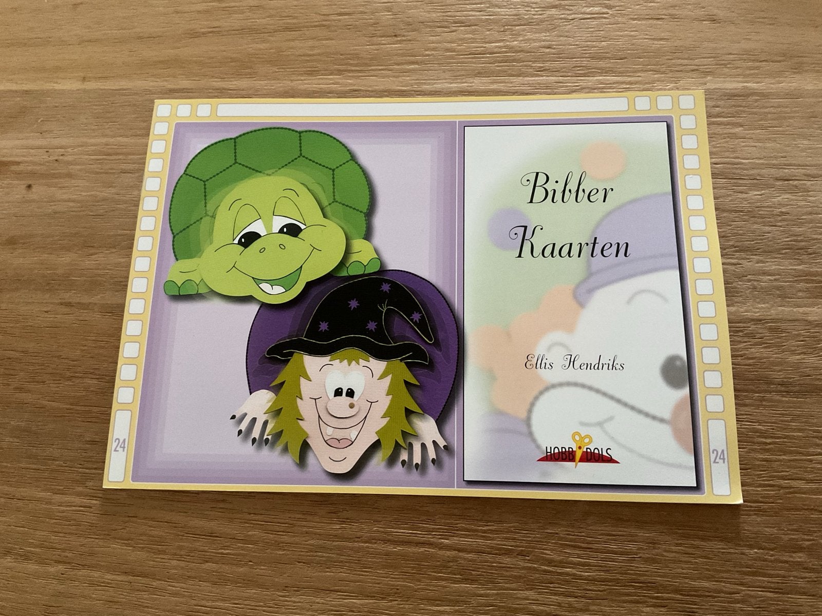 Bibber Kaarten Knutselboek Hobbydols Ellis Hendriks, Gebruikt, Overige thema's, Meerkleurig, Ophalen of Verzenden
