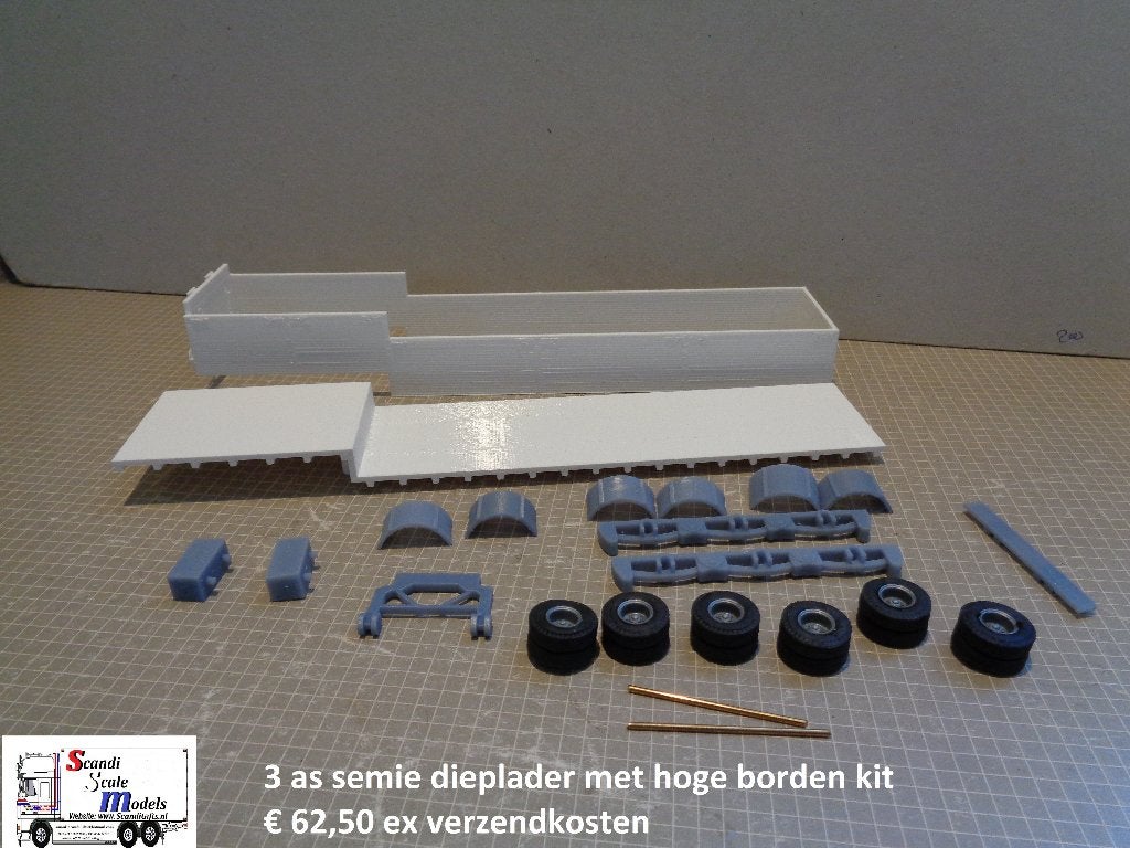 SSM semie dieplader met hoge borden, Hobby en Vrije tijd, Ophalen of Verzenden, Nieuw, Bus of Vrachtwagen