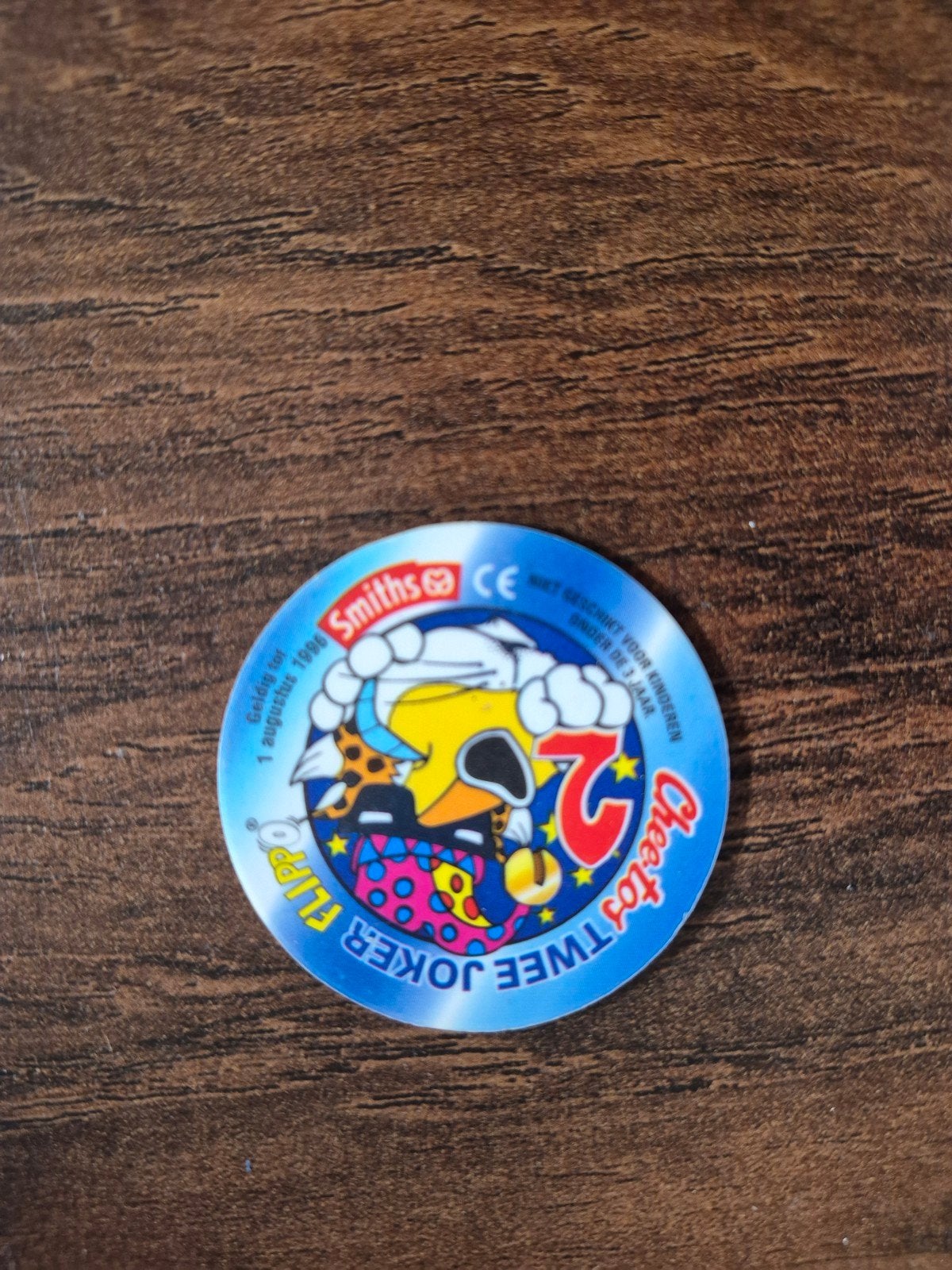 Zeldzame Cheetos Joker Flippo 2 uit 1996 - Ruilitem, Ophalen of Verzenden, Joker, Losse flippo's