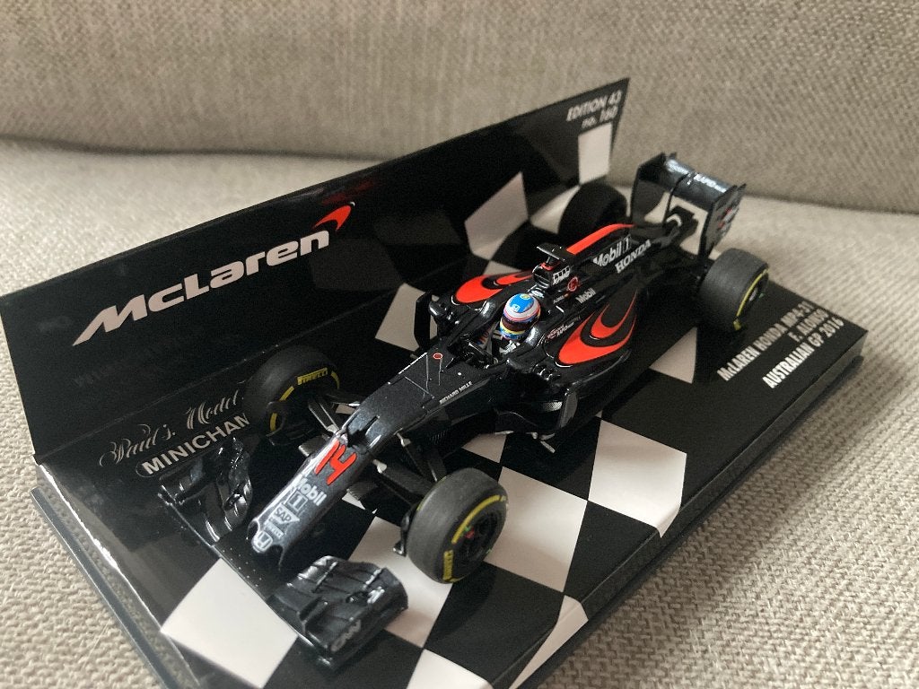 Fernando Alonso 1:43 Australian GP 2016 Mclaren Honda, Ophalen of Verzenden, Nieuw, Formule 1
