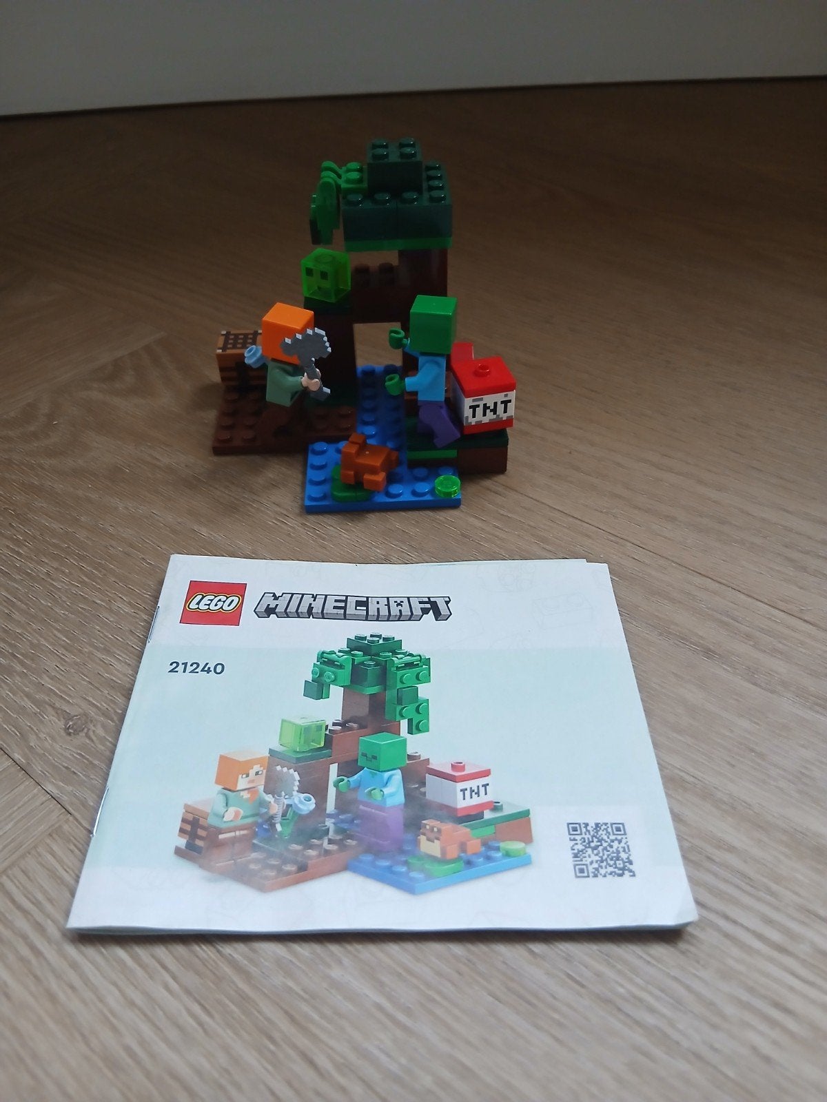 lego minecraft 21240 mangrove swamp (inc. doos), Minecraft, Lego, Ophalen of Verzenden, Zo goed als nieuw