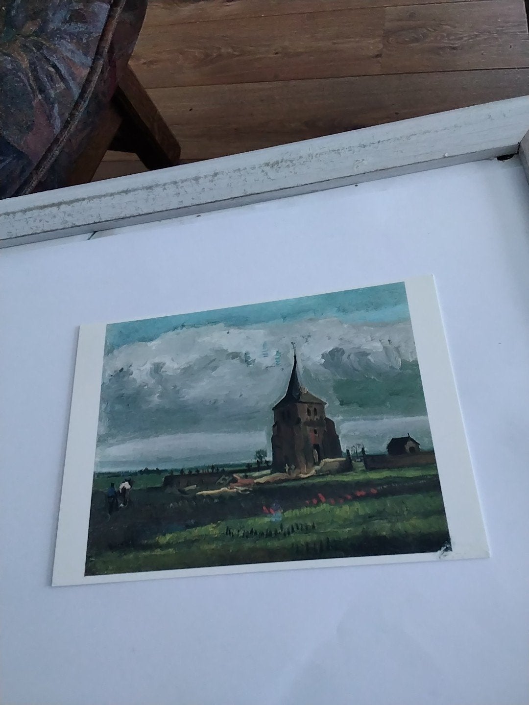 Ansichtkaart Vincent van Gogh - De toren van Nuenen, Ophalen of Verzenden, 1980 tot heden, Ongelopen