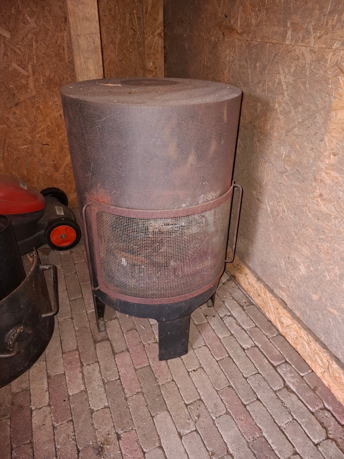 Houtkachel overkapping, Ophalen of Verzenden