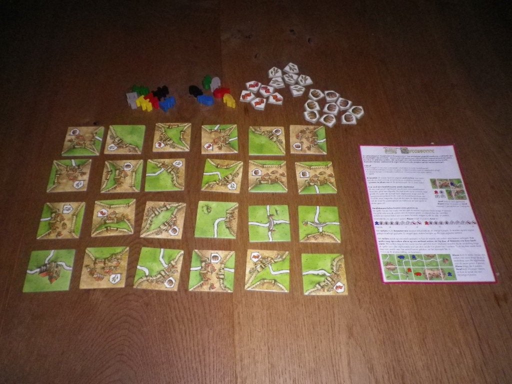 Kooplieden en bouwmeesters uitbreiding Carcassonne, Hobby en Vrije tijd, Gezelschapsspellen | Bordspellen, Ophalen, Zo goed als nieuw