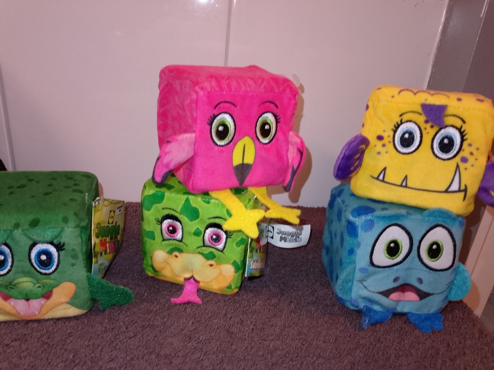 Mooie set Lidl Jungle Mini’s 5 stuks Pien Piranha & Olivia, Lidl, Ophalen of Verzenden