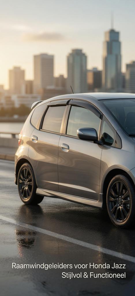 Raamwindgeleiders voor Honda Jazz 2008 -2015 (nieuw), Auto-onderdelen, Honda, Voor, Nieuw, Ophalen of Verzenden