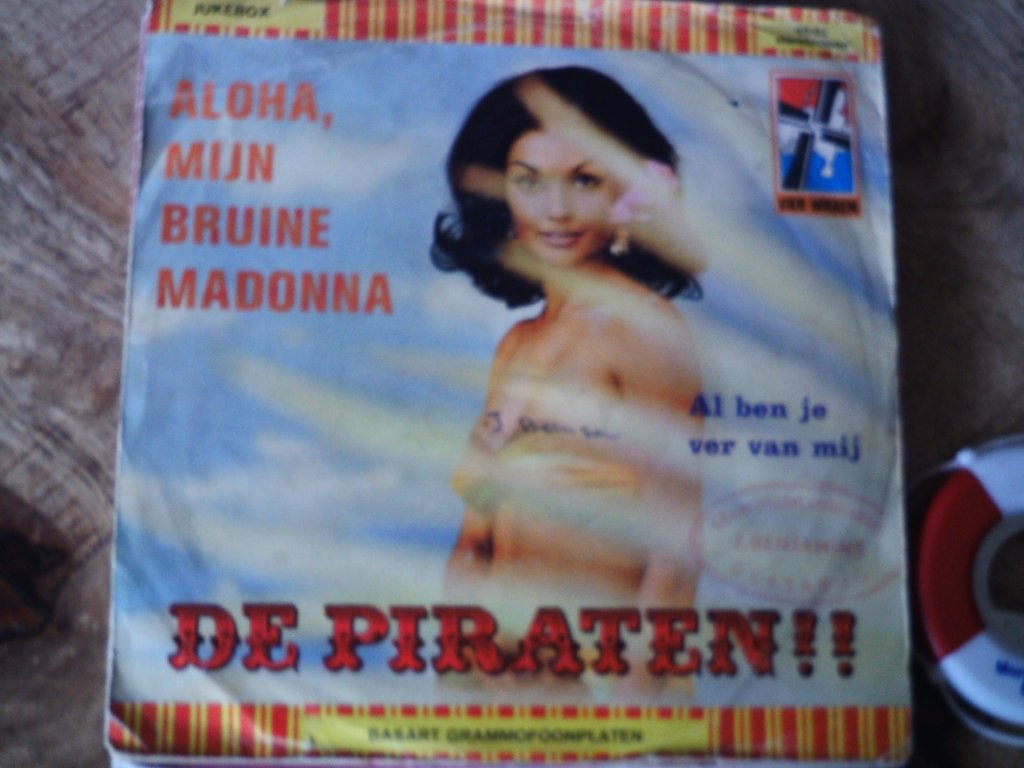 de piraten - aloha, mijn bruine madonna  6jun, Cd's en Dvd's, Vinyl Singles, 7 inch, Single, Ophalen of Verzenden, Nederlandstalig