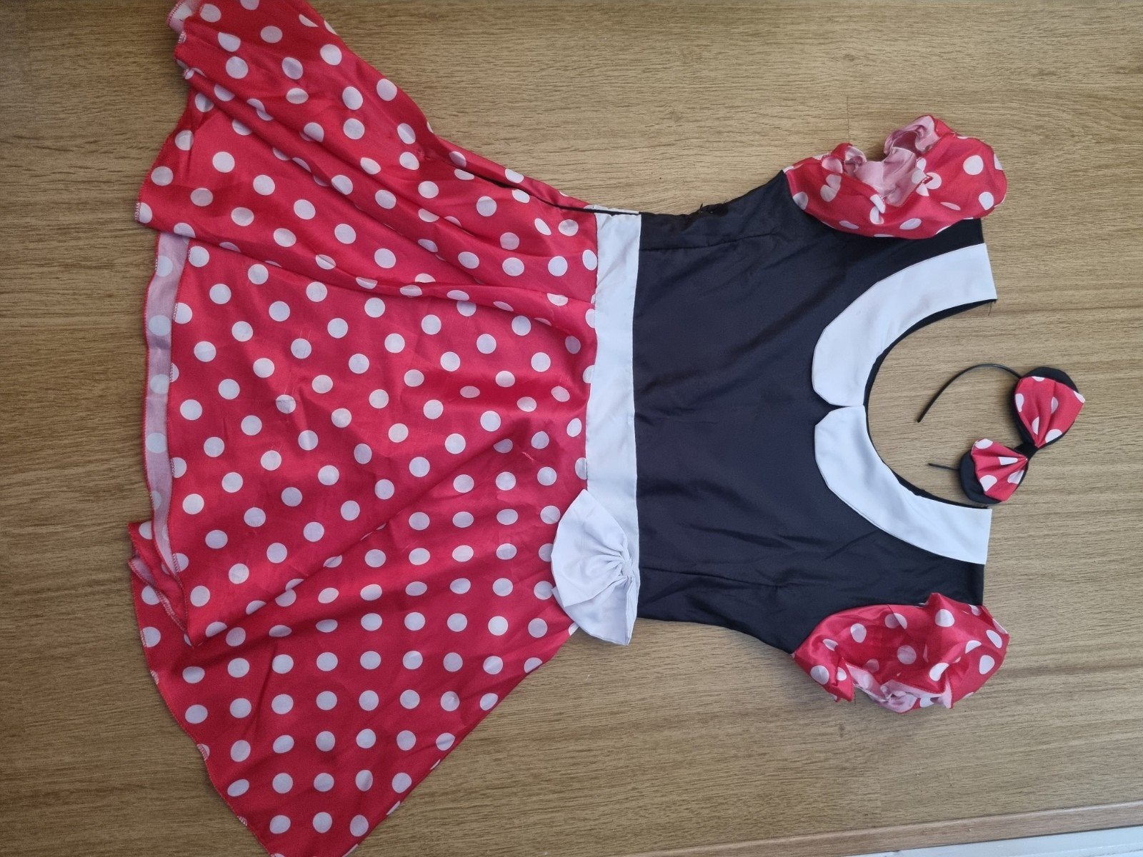 Minnie Mouse verkleedjurk met haarband, Kleding | Dames, Ophalen of Verzenden