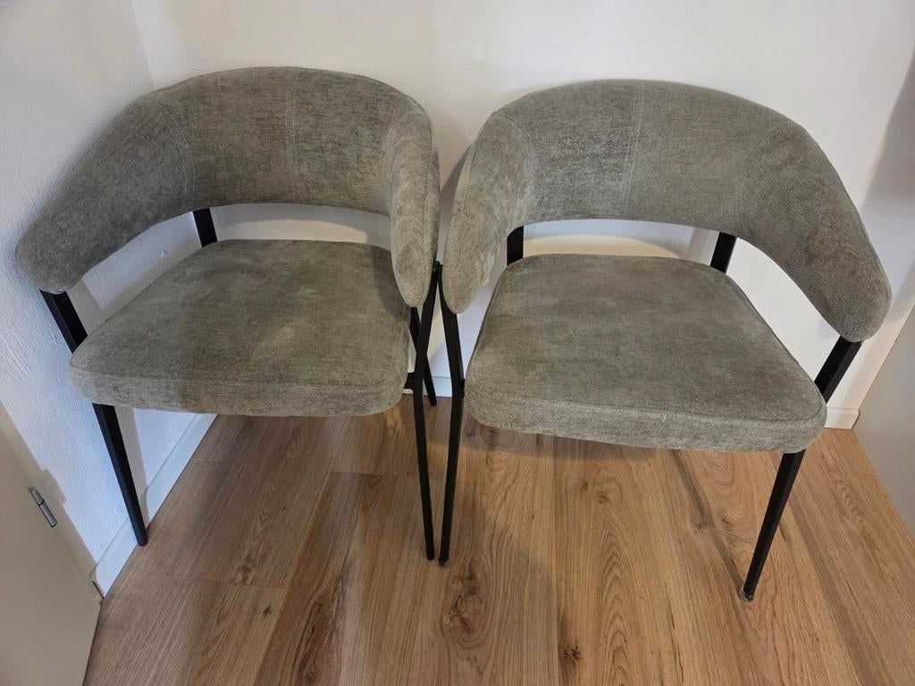 Eetkamerstoelen, Huis en Inrichting, Stoelen, Ophalen, Zo goed als nieuw, Overige kleuren, Stof