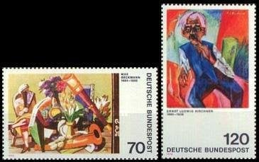 WEST DUITSLAND 1974 Schilderijen (III), Michel: 822-23, Post, Verzenden, BRD, Postfris