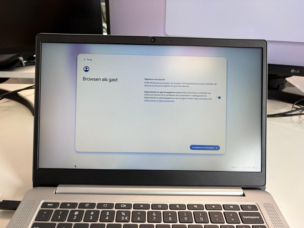Lenovo IdeaPad Slim 3 Chromebook 14M868 - MediaTek Kompanio, 14 inch, Ophalen of Verzenden, 4 GB of minder, Gebruikt
