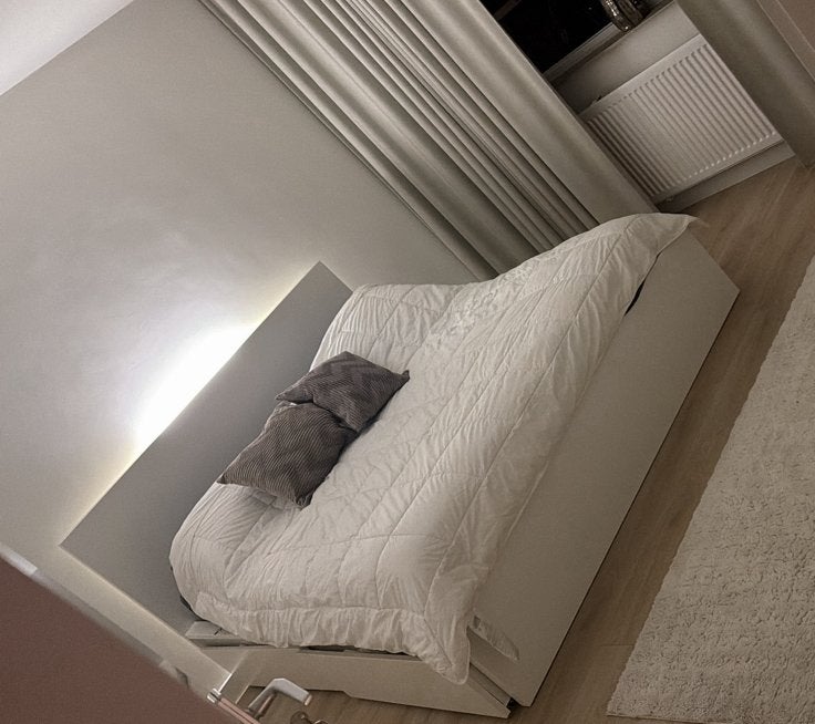 IKEA MALM tweepersoonsbed (160cm), Ophalen, Gebruikt, Tweepersoons, 200 cm