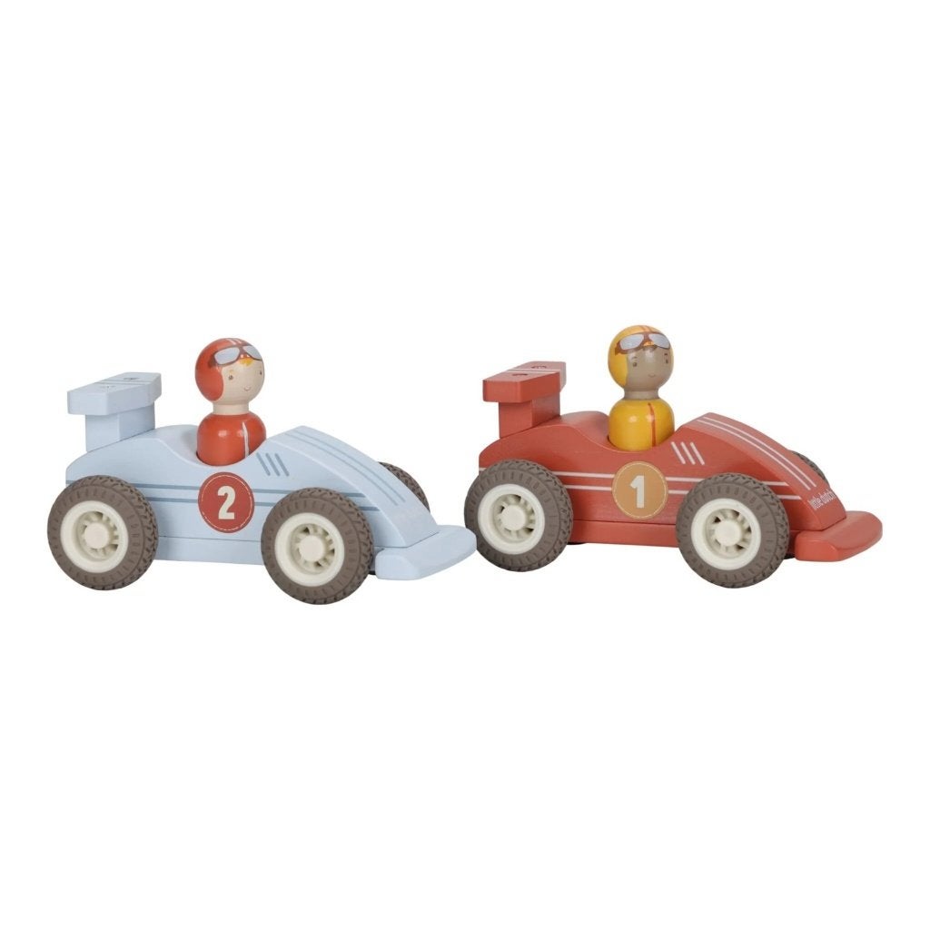 Nieuw Little Dutch houten pull back auto's