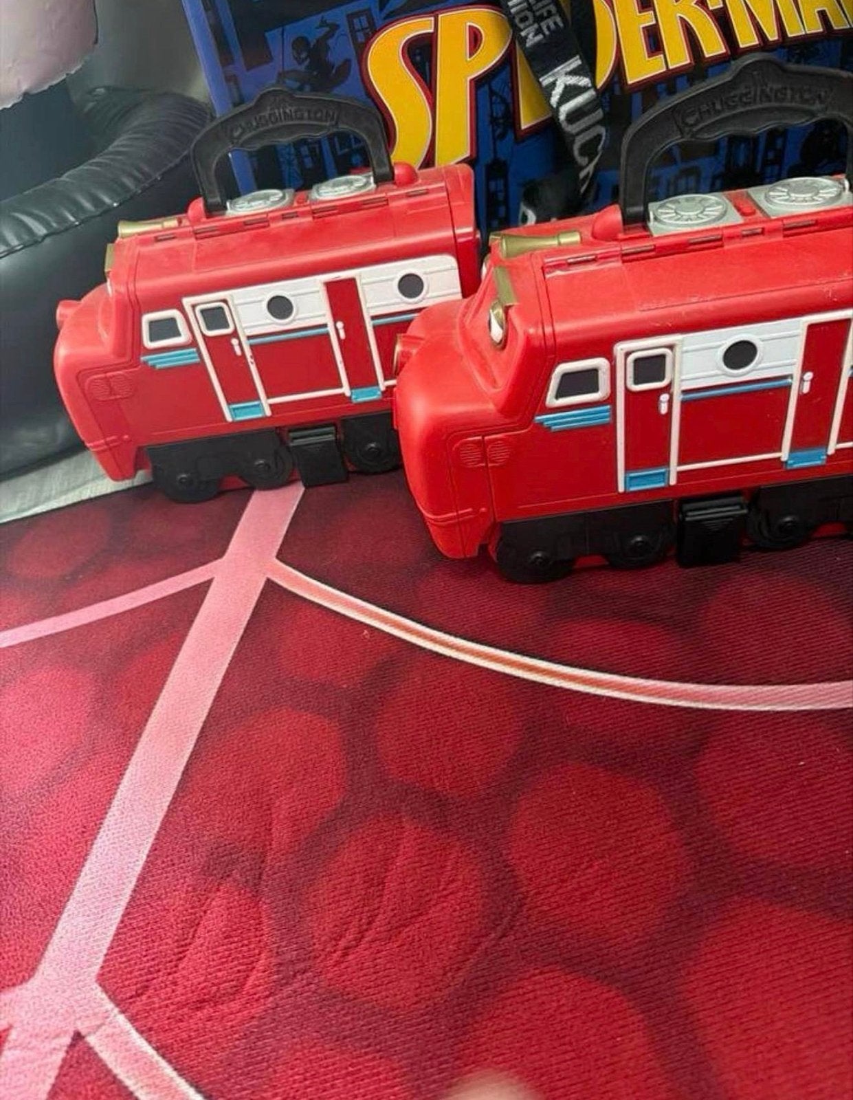 Chuggington Opbergkoffer met Mini Treintjes, Ophalen, Gebruikt