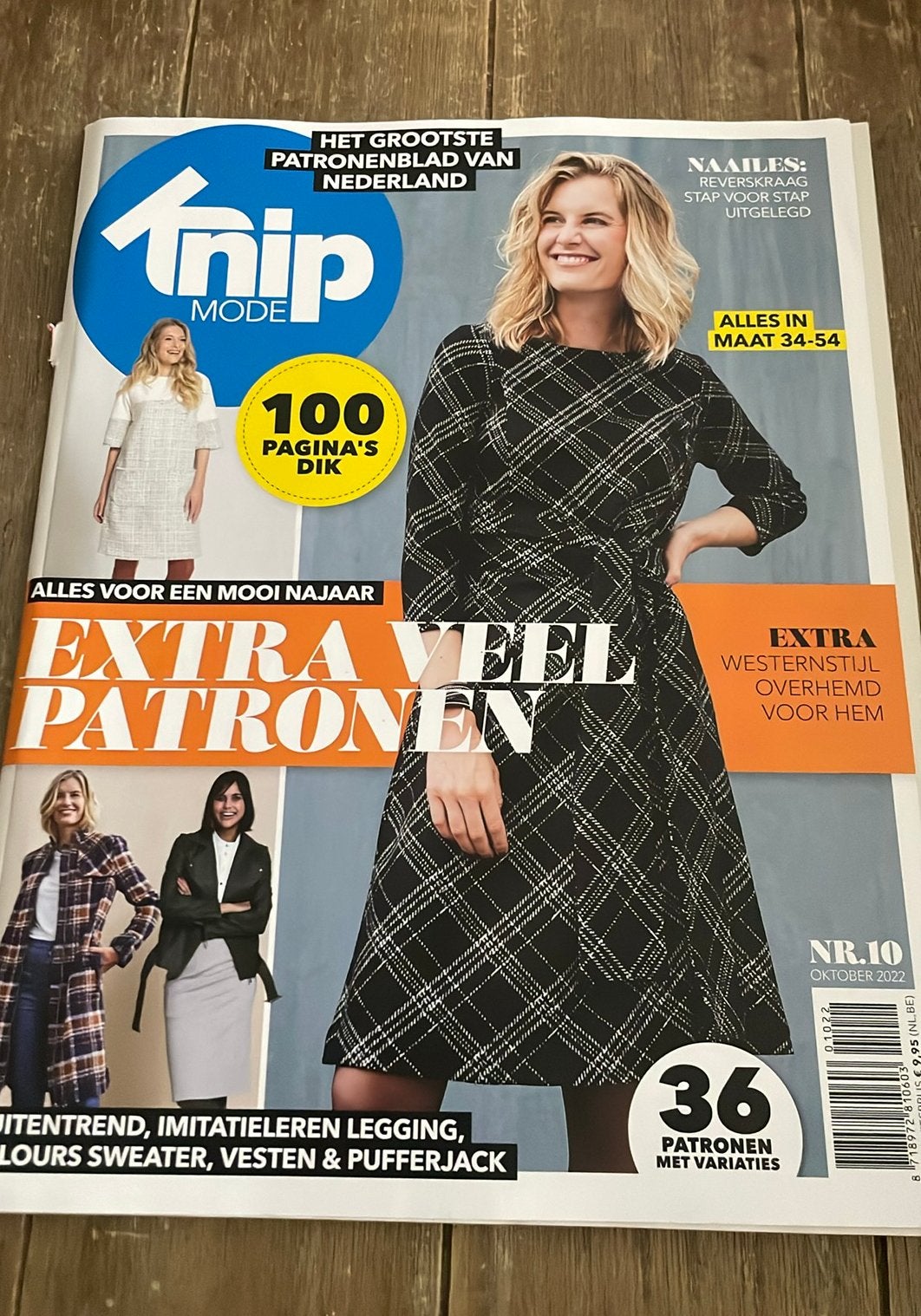 Knip mode oktober 2022, Hobby en Vrije tijd, Kledingpatronen, Ophalen of Verzenden, Vrouw, Knipmode