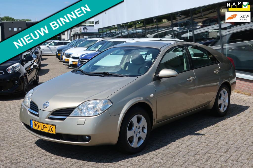 Nissan Primera 2.0 Acenta. Adap.CRUISE_A.KAMERA_NAP., Voorwielaandrijving, 1998 cc, Gebruikt, Beige