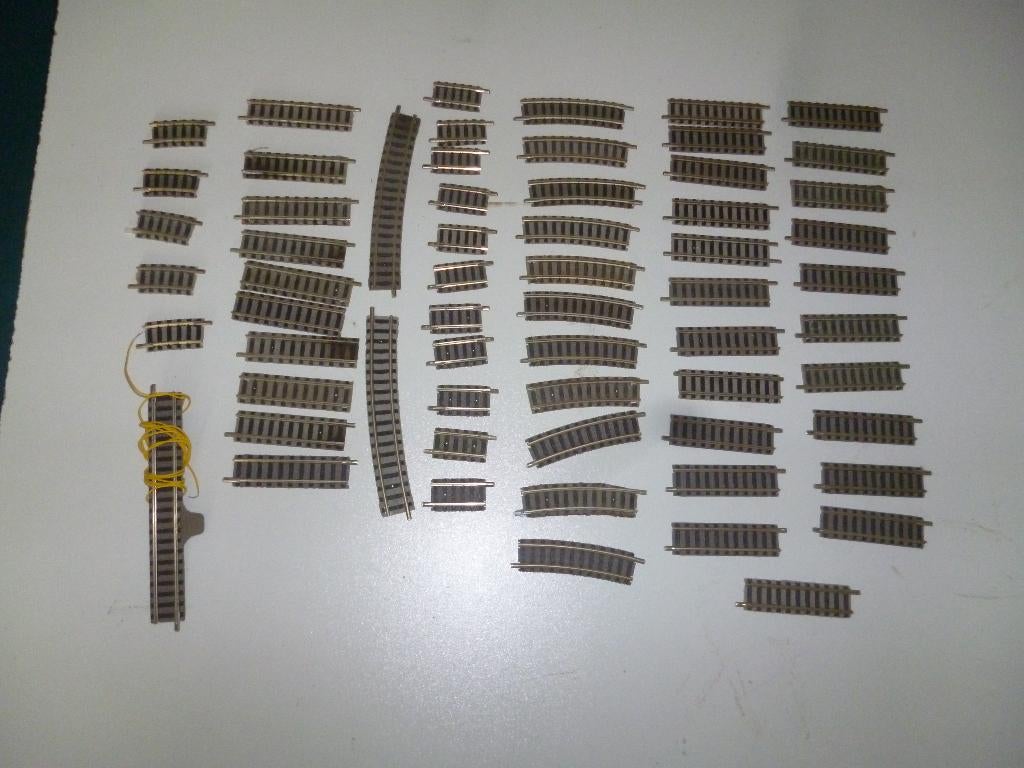 Fleischmann  Piccolo  passtukjes  61 stuks, Hobby en Vrije tijd, Gebruikt, Gelijkstroom, Fleischmann, Rails