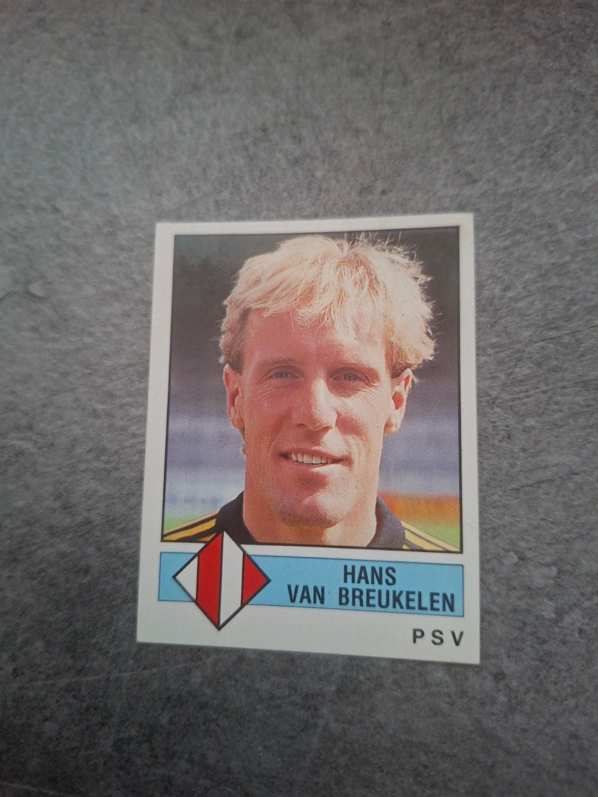 Panini sticker Voetbal 87. Hans van Breukelen PSV., Ophalen of Verzenden, Zo goed als nieuw, Sticker