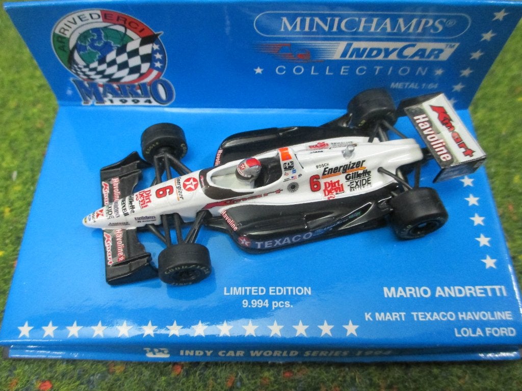 1:64 Lola Ford Indy Car 1994 Mario Andretti Microchamps, Ophalen of Verzenden, Nieuw, Auto