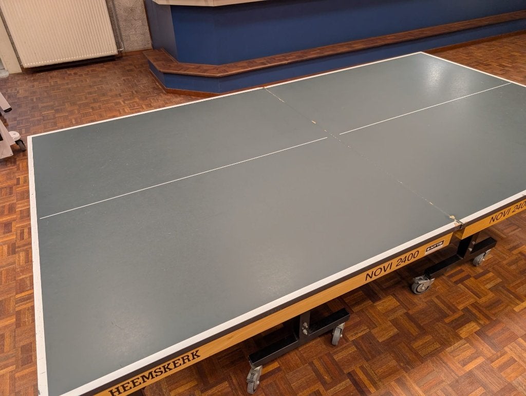 Tafeltennistafel Heemskerk NOVI 2400 professioneel, Sport en Fitness, Ophalen, Gebruikt, Tafel Indoor, Inklapbaar