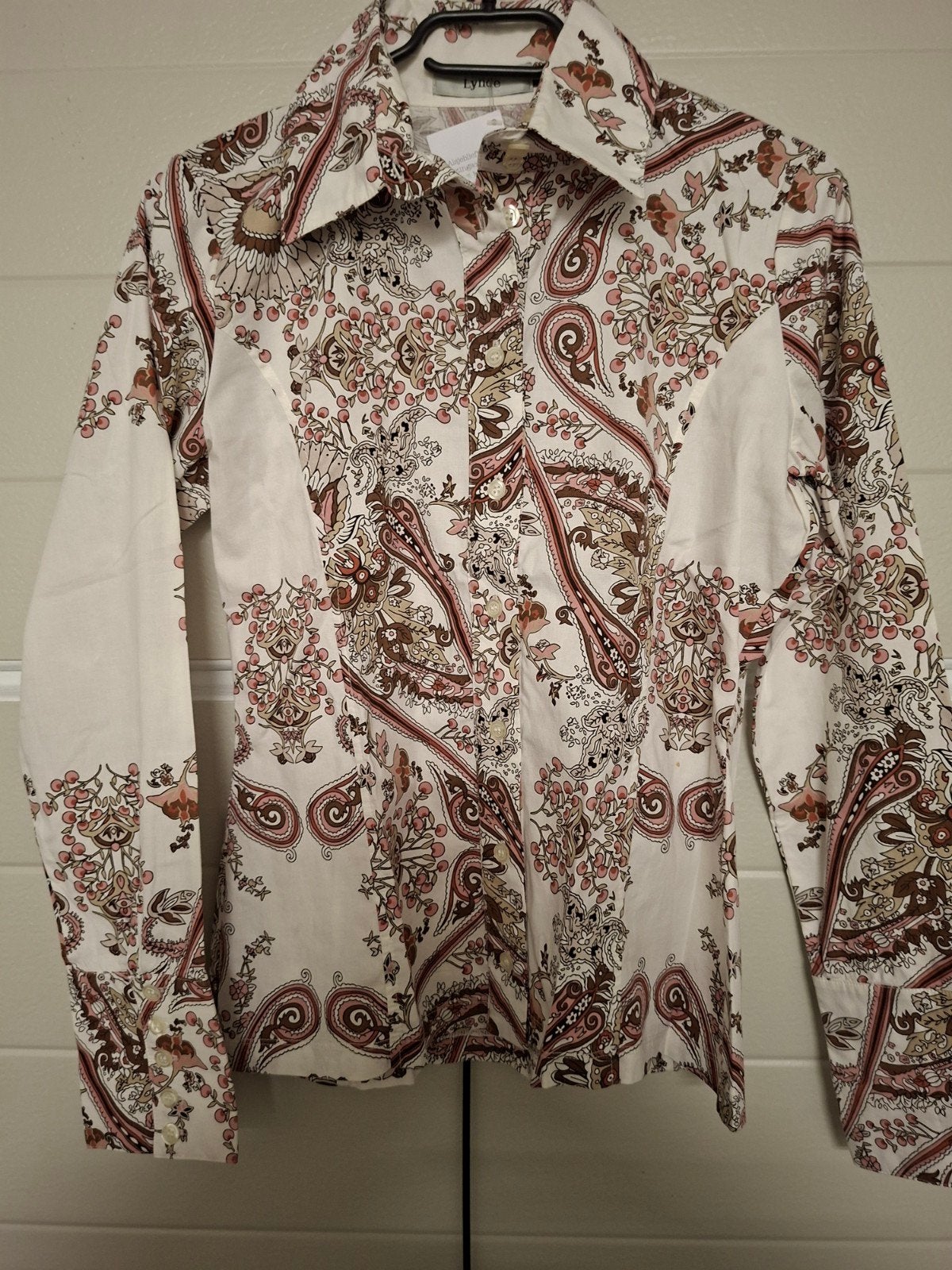 Lynde overhemd met paisley print, maat 36, Kleding | Dames, Lynde, Ophalen of Verzenden