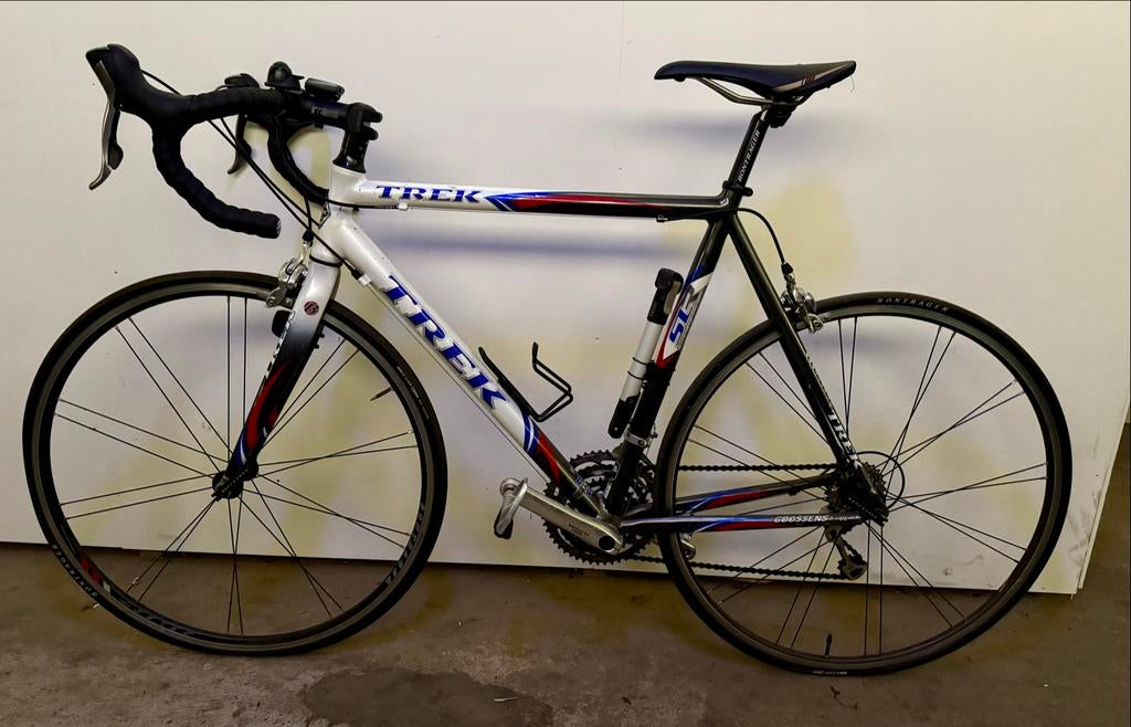 Trek SL 1000 racefiets - Wit/Zwart/Rood, Fietsen en Brommers, 28 inch, Gebruikt, Aluminium, Meer dan 20 versnellingen
