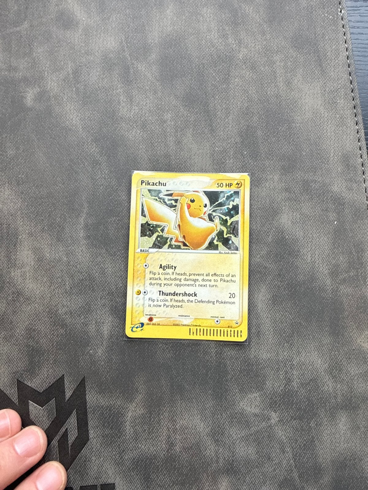 Pikachu Promo 012 Pokémon Kaart - Zeldzaam en in goede staat, Ophalen of Verzenden, Zo goed als nieuw, Losse kaart, Foil