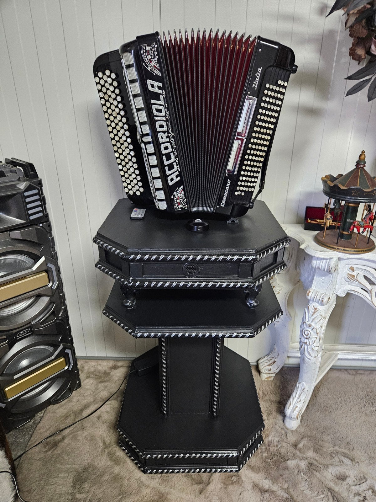 zelfspelende accordeon, Ophalen, Knopaccordeon, 120-bas, Accordiola