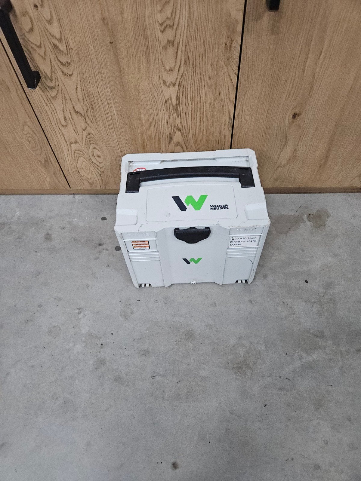 Tanos t-loc systainer wacker neuson accu box, Ophalen of Verzenden