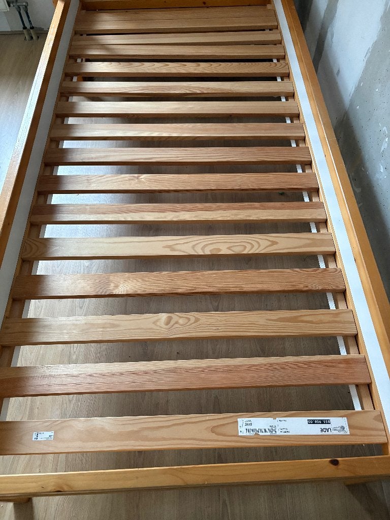 IKEA lattenbodem 200 x 90, Ophalen, 90 cm, Eenpersoons, Zo goed als nieuw