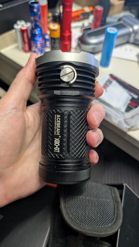 Acebeam X80 GT zaklamp - 32.000 lumens, Verzenden, Gebruikt, Batterij