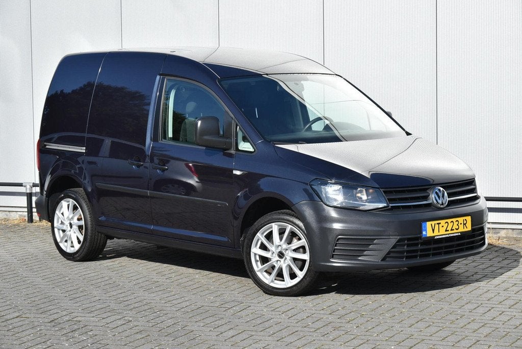 Volkswagen Caddy 2.0 TDI L1H1 Airco Lage km stand NAP EURO 6, Auto's, Stof, Gebruikt, 4 cilinders, Origineel Nederlands