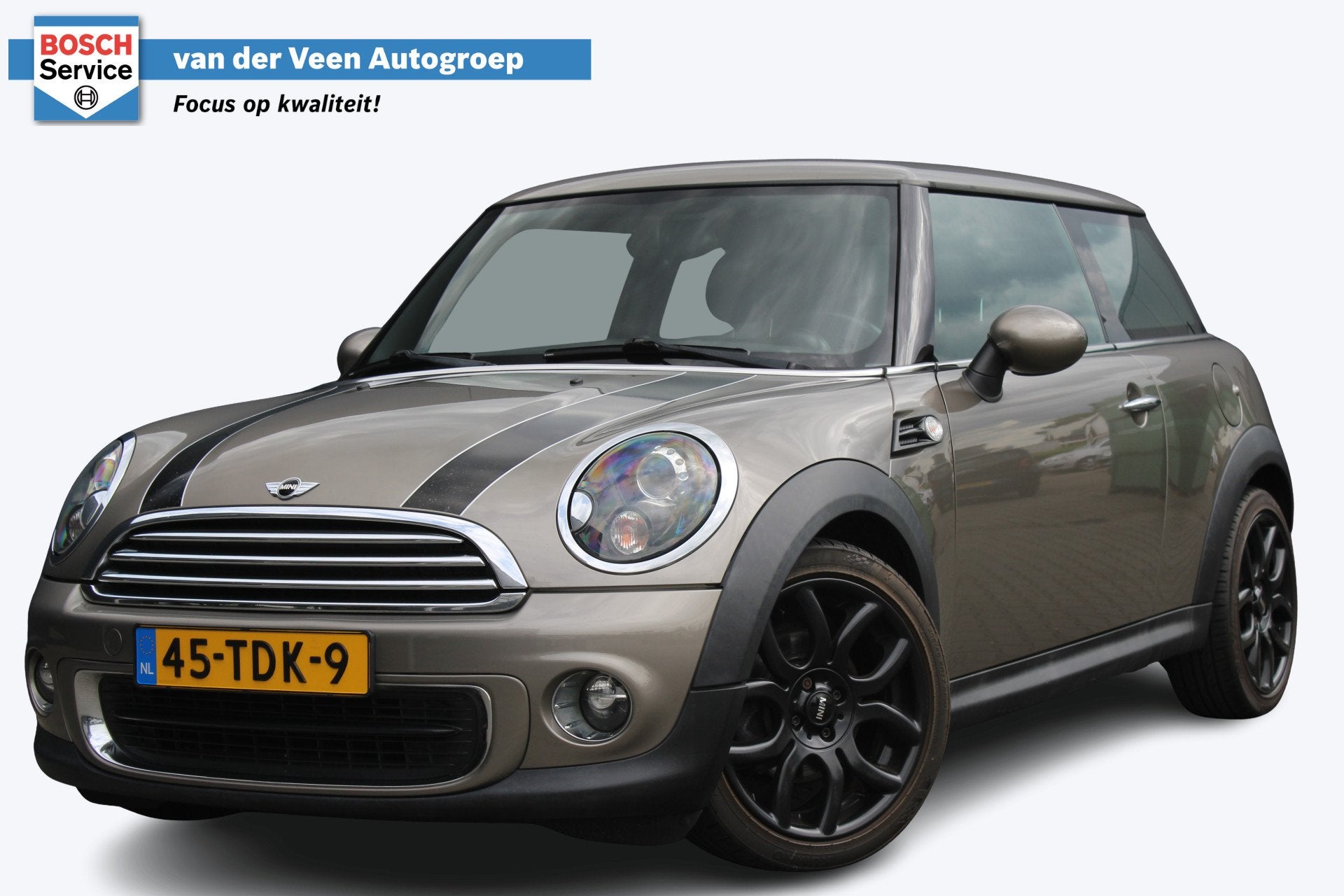 MINI Mini 1.6 One Red Hot | Airco | Sport stand | Radio | El, Euro 5, Stof, Zwart, 4 stoelen