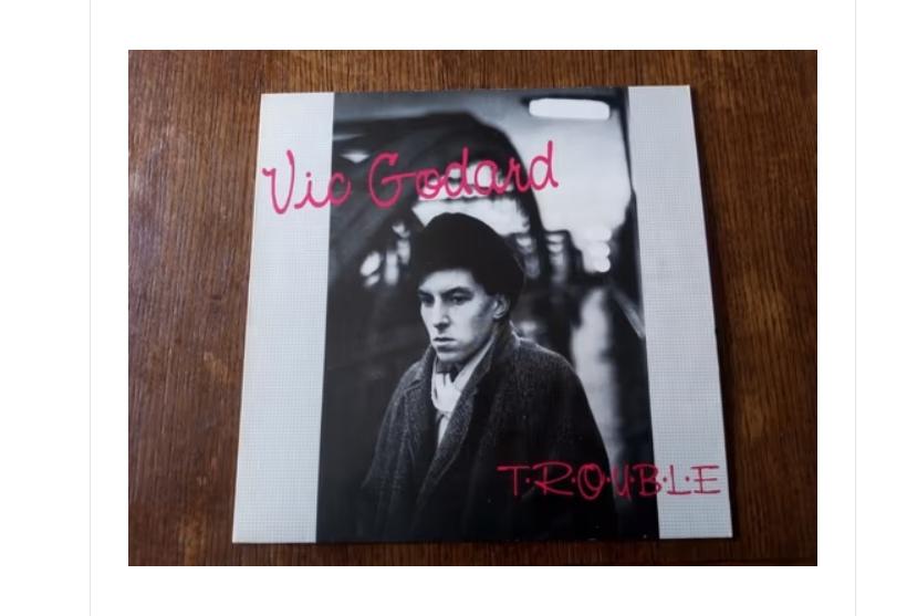 original lp-vic Godard - trouble uit 1986, Cd's en Dvd's, Ophalen of Verzenden, Zo goed als nieuw, 12 inch