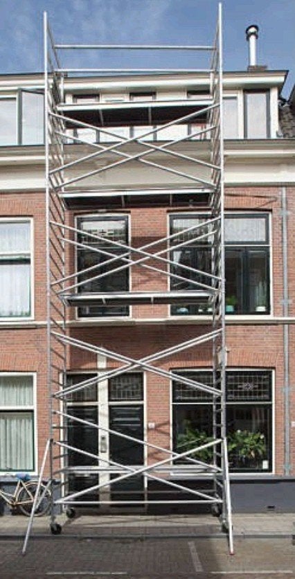 Professionele rolsteiger 135x300x10000cm, Doe-het-zelf en Verbouw, Steigers, Ophalen of Verzenden, Zo goed als nieuw, Rolsteiger of Kamersteiger
