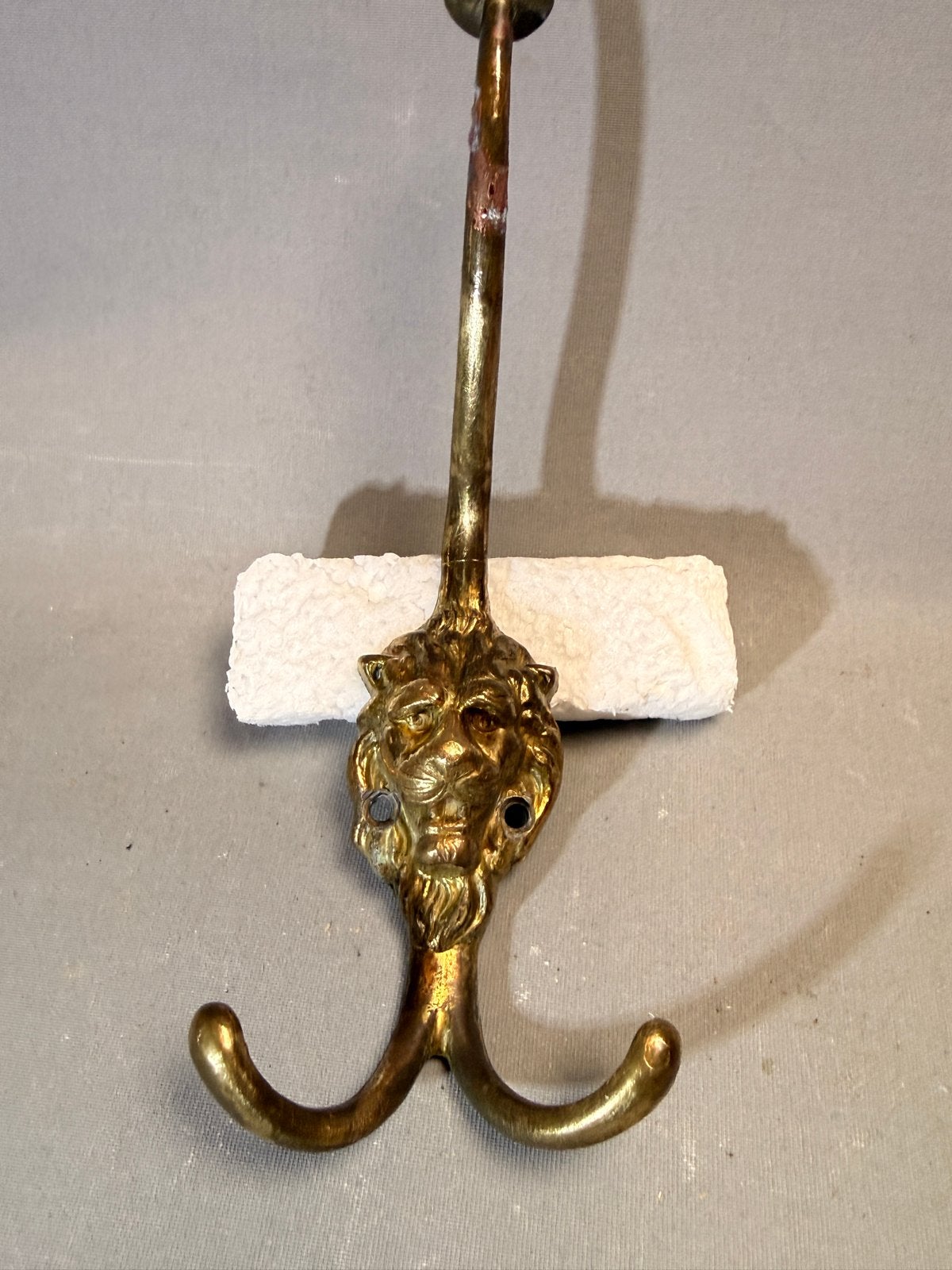 Victoriaanse #messing #wandhaak #leeuwenkop, Ophalen of Verzenden