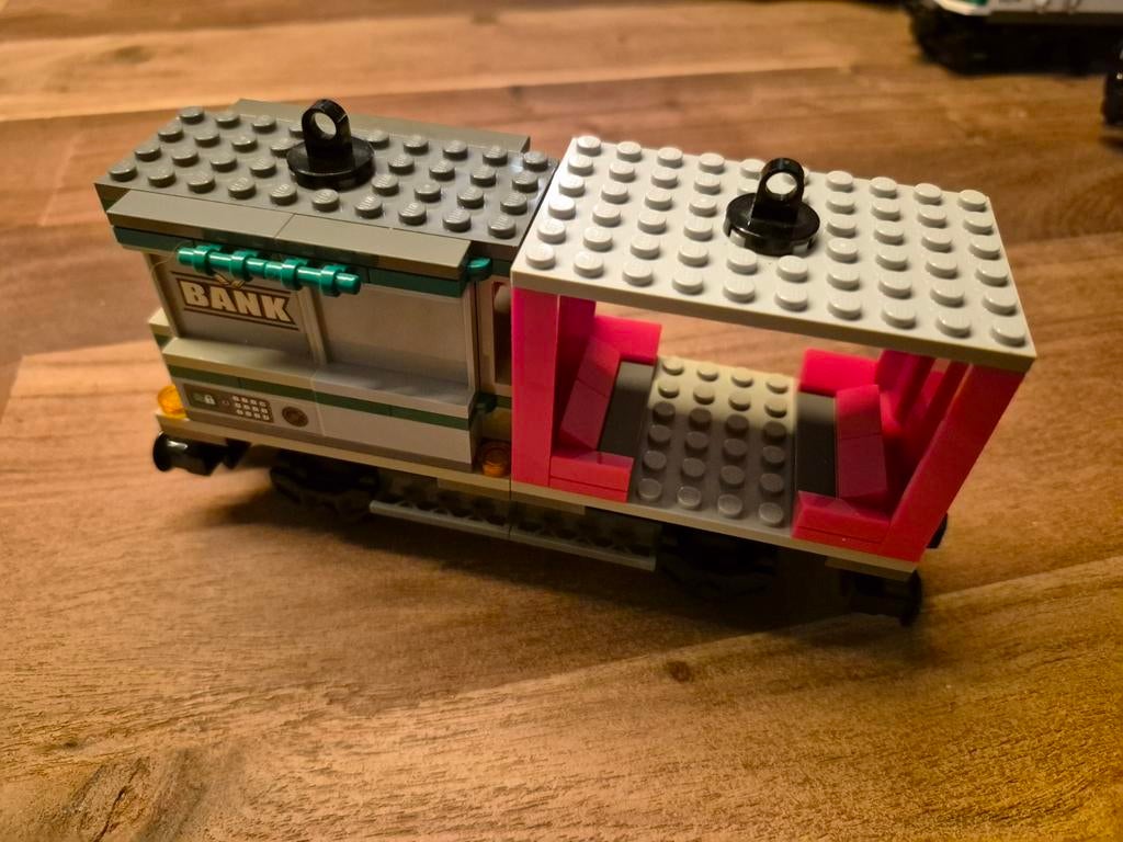 LEGO Treinwagon 60198 met kluis en kist, Lego, Accessoire, Ophalen of Verzenden, Compleet