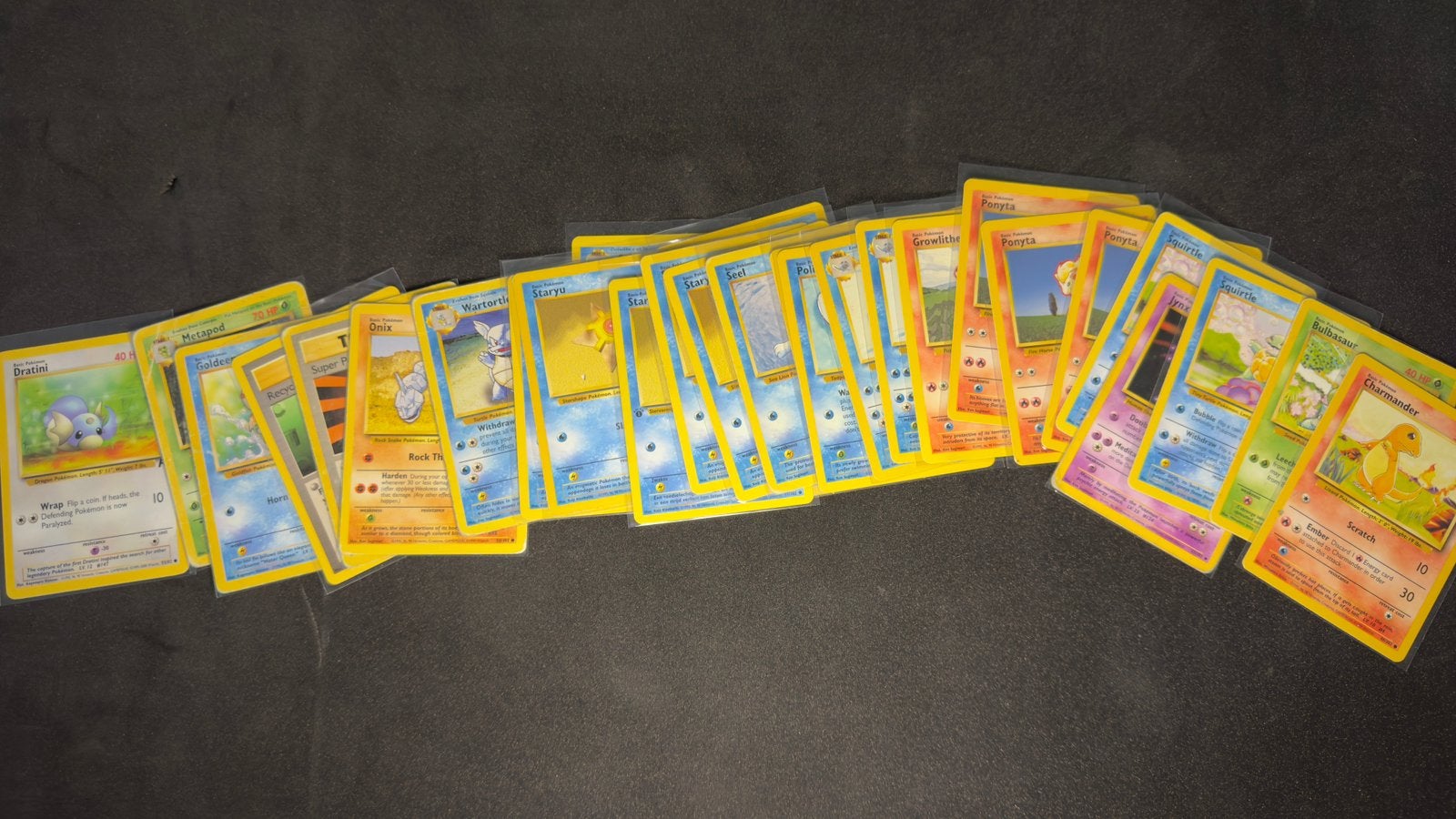 Vintage Pokemon Base set bulk ENG, Ophalen of Verzenden, Gebruikt, Meerdere kaarten