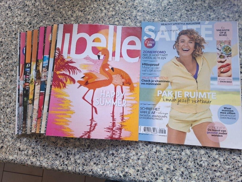 Tijdschriften Libelle 7stuks en 1 Santé 2025, Ophalen of Verzenden, Damesbladen