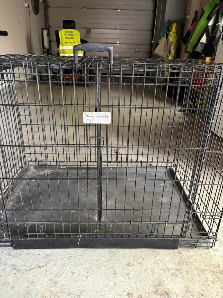 Te koop grote honden bench, voor 1 of 2 honden, Ophalen, Zo goed als nieuw