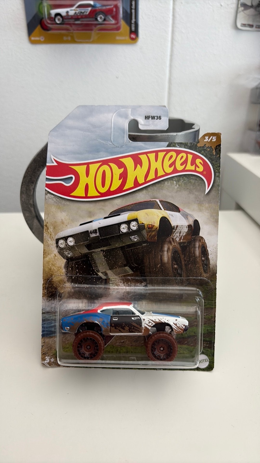 Hot Wheels Olds 442 W-30 Off-Road 1/64, Ophalen of Verzenden, Nieuw, Auto