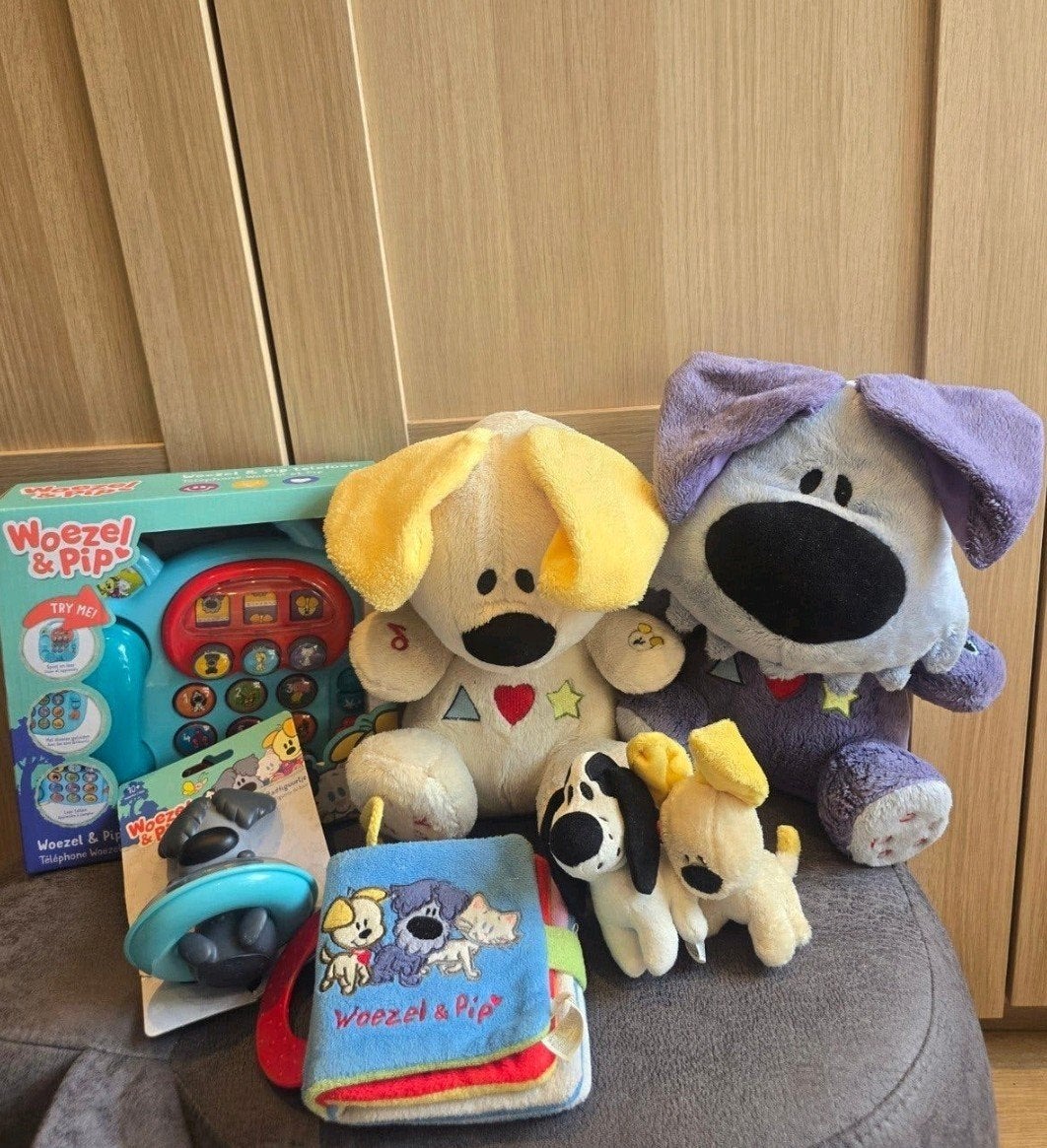 Woezel en Pip Speelgoedpakket: Knuffels, Telefoon, Boekje, Ophalen of Verzenden, Overige typen, Met geluid