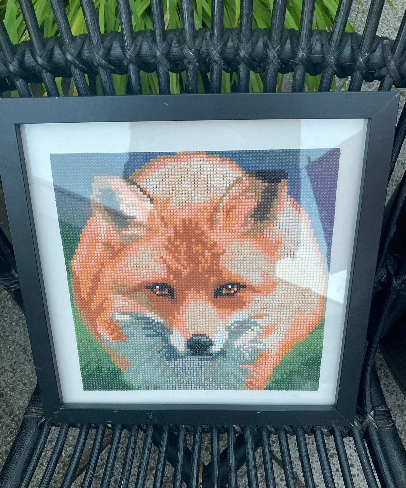 Zwarte wissellijst met Diamond Painting VOS, Ophalen, Gebruikt, Fotolijst, Hangend