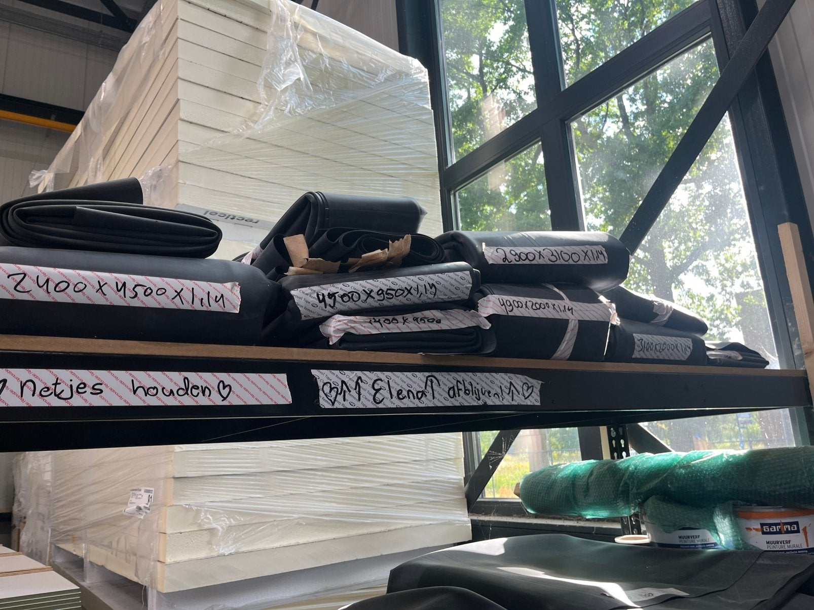 EPDM DAKBEDEKKING €8 per m2, Ophalen, Overige materialen, Zwart, Nieuw